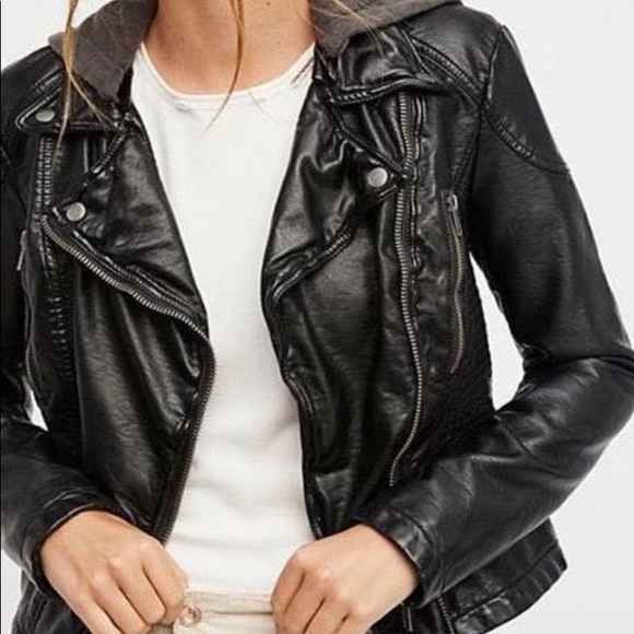 Free People vegan leather jacket - Picture 9 of 9